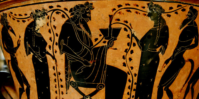 Dionysus pottery