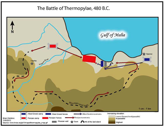 Thermopylae battlefield 