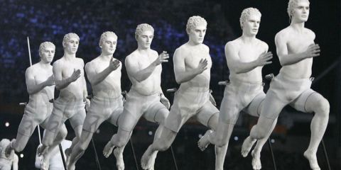  The opening ceremony was held on August 13, 2004 at the Olympic Stadium in Maroussi, Greece. 